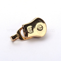 Zinc Alloy Zipper Slider&nbsp;PALLOY-WH0082-33A-LG