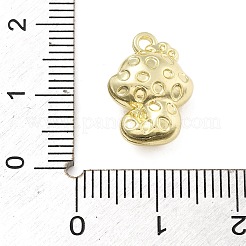 合金エナメルチャーム  花のチャームが付いた蛇  ゴールドカラー  15x11x6mm  穴：1mm&nbsp;PALLOY-E582-06G