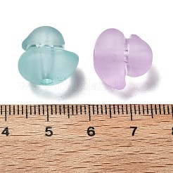 つや消し透明なアクリルビーズ  アヒル  ミックスカラー  14.5x15x10.8mm  穴：2.7mm  約427個/500g&nbsp;OACR-A032-29
