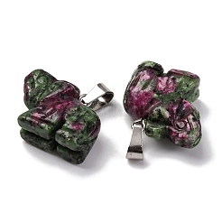 Dyed Natural Marble Pendants&nbsp;G-B127-05P-04