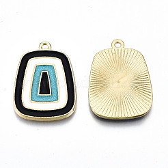 Eco-Friendly Alloy Enamel Pendants&nbsp;ENAM-Q438-009-NR