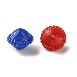不透明なアクリルビーズ  UFO  12x9.5mm  穴：1.6mm  約862個/500g&nbsp;MACR-L010-05I