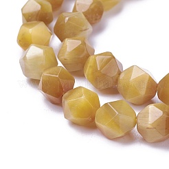 Natural Tiger Eye Beads Strands&nbsp;G-P424-A02-8mm