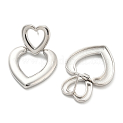 Heart Stud Earrings&nbsp;EJEW-G355-19P