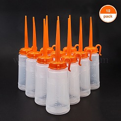 プラスチック接着剤ボトル  プラスチック漏斗ホッパーと黒板ステッカーラベル  ホワイト  19.5cm  容量：150ミリリットル&nbsp;TOOL-BC0008-65