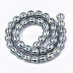 Electroplate Glass Beads Strands&nbsp;EGLA-S177-11A-04