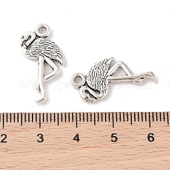 Tibetan Style Alloy Flamingo Shape Pendants&nbsp;TIBEP-Q043-293-RS