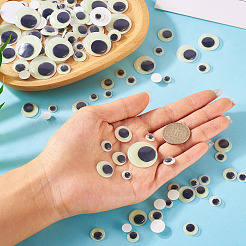 625Pcs 6 Styles Luminous PVC Craft Wiggle Eyes Cabochons&nbsp;DIY-TA0006-54
