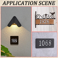 10Pcs ABS Plastic Stickers&nbsp;DIY-SP0007-95A