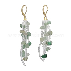 4 Pairs Natural Gemstone Dangle Earrings&nbsp;EJEW-MZ00594