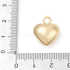 真鍮チャーム  14KGP本金メッキ  ハート  17.5x15.5x9mm  穴：3mm&nbsp;LS-KK-Q049-01C-G