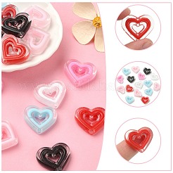 30Pcs 6 Colors Acrylic Beads&nbsp;SACR-YW0001-61