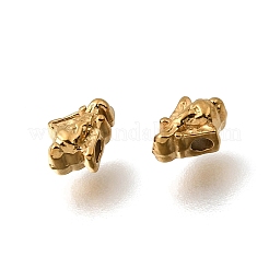 304ステンレススチールビーズ  イオンプレーティング（ip）  凧  18KGP本金メッキ  7x5.5x4mm  穴：1.5mm&nbsp;STAS-L315-017G