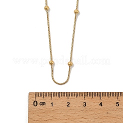 3MM 304 Stainless Steel Round Snake Chain Necklaces for Women Men&nbsp;NJEW-F351-03G