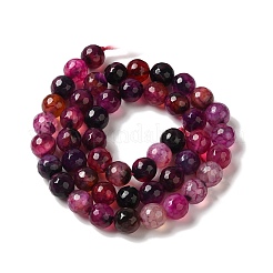 Dyed & Heated Natural Dragon Veins Agate Beads Strands&nbsp;G-P539-A01-09