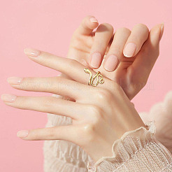 3Pcs Snake Brass Wide Band Rings&nbsp;RJEW-ME0001-01