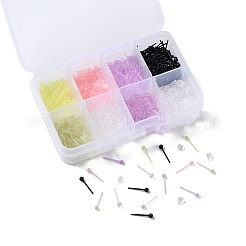 700Pcs 7 Colors Plastic Tiny Ball Stud Earrings&nbsp;EJEW-FS0001-12