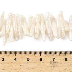 Natural Baroque Keshi Pearl Beads Strands&nbsp;PEAR-B004-03A-01A