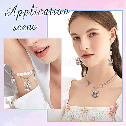 72Pcs 6 Style Tibetan Style Alloy Pendants&nbsp;FIND-PH0005-50