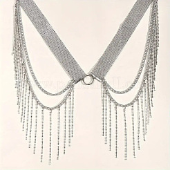 Alloy Crystal Rhinestone Layered Tassel Waist Belly Chains for Women&nbsp;FS-WGA9AD1-01