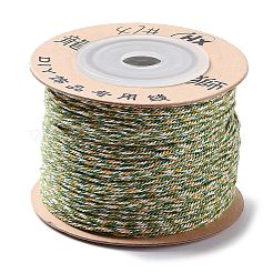 ポリエステルツイストコード  ラウンド  DIYのジュエリーには  ゴールド  1mm  約49.21ヤード（45m）/ロール&nbsp;OCOR-G015-01A-22