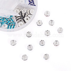 Brass Rhinestone Spacer Beads&nbsp;RB-JP0002-09