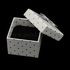 Polka Dot Cardboard Ring Boxes&nbsp;CON-D002