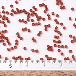 MIYUKIデリカビーズ  シリンダー  日本製シードビーズ  11/0  （db2288)マット不透明な艶出しシエナ  1.3x1.6mm  穴：0.8mm  約2000PCS /ボトル  10 G /ボトル&nbsp;SEED-JP0008-DB2288