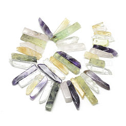 Natural Multi Color Quartz Beads Strands&nbsp;G-R419-06