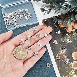 32Pcs 8 Style Crown Alloy Rhinestone Nail Art Cabochons&nbsp;MRMJ-FH0001-20