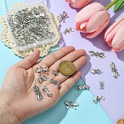 60Pcs 6 Styles Tibetan Style Alloy Connector Charms&nbsp;FIND-CJ0002-21