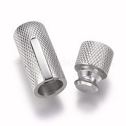 変色しにくい304ステンレススチール製バヨネット留め具  ステンレス鋼色  31.5x10mm  穴：8mm&nbsp;X-STAS-A035B-8P