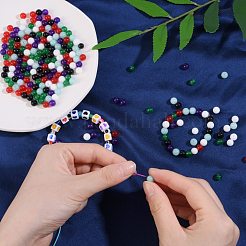 DIY Stretch Bracelets Making Kits&nbsp;DIY-SZ0002-95