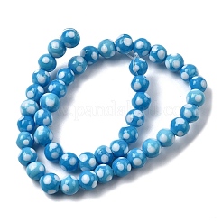 Handmade Lampwork Beads&nbsp;LAMP-D002-8mm-01G