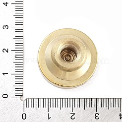 Texture Theme Roung Brass Stamp Head&nbsp;LS-AJEW-M036-06H-G