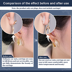 36Pcs Acrylic Ear Nut for Women&nbsp;FIND-FG0004-77