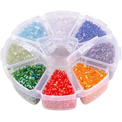 Two Cut Glass Seed Beads&nbsp;SEED-PH0008-04