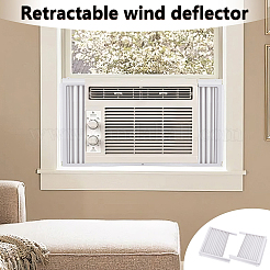 PP Plastic & Iron & Sponge Air Conditioning Side Panels with Frame&nbsp;AJEW-GA0009-60