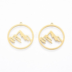 Ion Plating(IP) 304 Stainless Steel Pendants&nbsp;A-STAS-N090-LA911-2