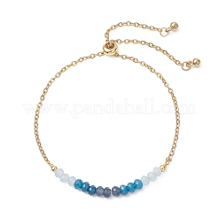 Adjustable 304 Stainless Steel Cable Chain Slider Bracelets&nbsp;BJEW-JB13089-03