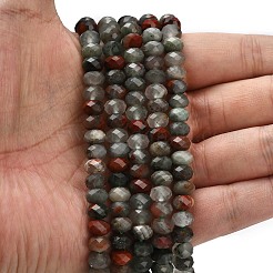 Natural African Bloodstone Beads Strands&nbsp;G-Z111-A35