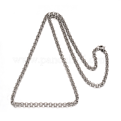 Tarnish Resistant 304 Stainless Steel Rolo Chains Necklaces&nbsp;NJEW-M151-13A