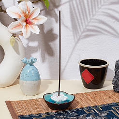 1Pc Lotus Porcelain Incense Burners Holder&nbsp;AJEW-DJ0002-27