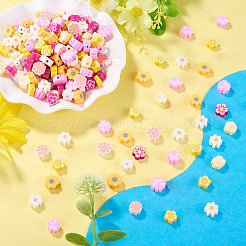 200Pcs 5 Colors Handmade Polymer Clay Bead&nbsp;CLAY-TA0002-14