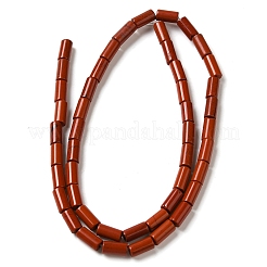 天然石レッドジャスパービーズ連売り  コラム  8x4mm  穴：0.7mm  約48個/連  15.35~15.43''（39~39.2センチメートル）&nbsp;G-B091-A05-01