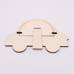 未完成の天然木のフォトフレーム  車  バリーウッド  107.5x167x8.5mm&nbsp;WOOD-WH0104-96