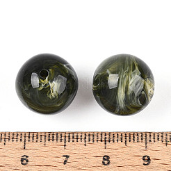 Round Acrylic Imitation Gemstone Beads&nbsp;OACR-R029-16mm-20A