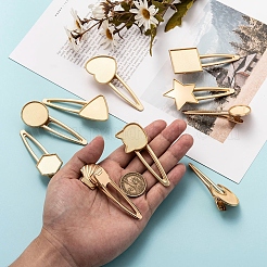 Alloy Alligator Hair Clip Finding&nbsp;PALLOY-CJ0001-93