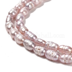 Natural Cultured Freshwater Pearl Beads Strands&nbsp;PEAR-E016-128
