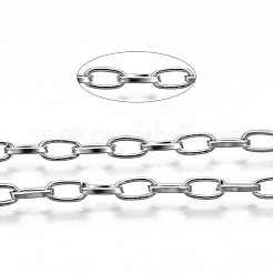 Tarnish Resistant 304 Stainless Steel Paperclip Chains&nbsp;CHS-S008-002P